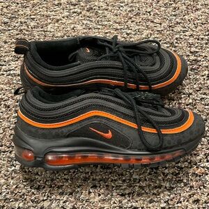 Nike Air Max 97 Safari Black Orange (DX3088-001) Size 5.5Y / Women Size 7